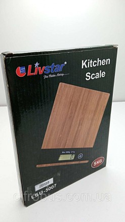 Ваги кухонні Livstar LSU-5007 мають компактний розмір, але витримують навантажен. . фото 4