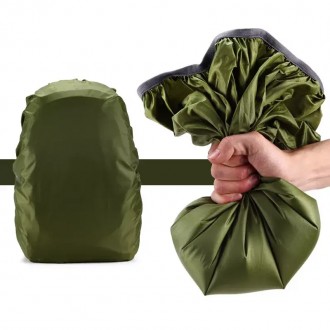 Водостойкий чехол на рюкзак (кавер) 35-45л
Влагостойкий чехол защитит рюкзак от . . фото 8