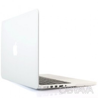 Прозрачный пластиковый чехол Soft Touch для MacBook Pro 15 Retina" имеет прорези. . фото 1