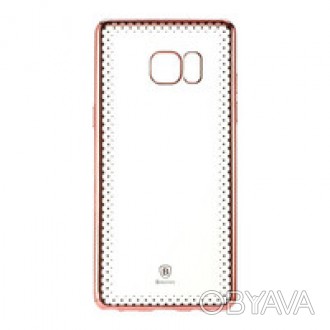 Чехол Baseus Shining Series TPU Rose Gold для Samsung Galaxy Note 7 отличается с. . фото 1