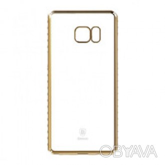 Пластиковый чехол Baseus Glitter Case Gold для Samsung Galaxy Note 7 предоставит. . фото 1