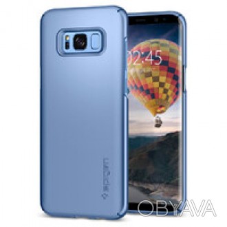 Чехол Spigen Thin Fit Blue Coral для Samsung Galaxy S8 Plus характеризуется комп. . фото 1