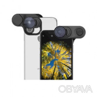 Объектив Olloclip Fisheye + Super-Wide + Macro Essential Lenses позвоялет камере. . фото 1