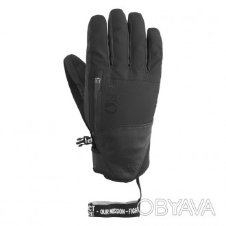 Picture Organic Madson – теплые и практичные мужские перчатки с карманом на молн. . фото 1
