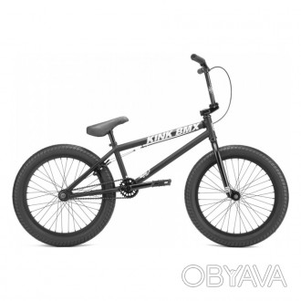 Велосипед KINK BMX Curb 2022 у матовому чорному виконанні – це ідеальний вибір д. . фото 1