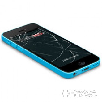 Замените разбитое или повреждение стекло дисплея iPhone 5C максимально быстро и . . фото 1