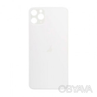 Задняя, стеклянная крышка iPhone 11 Pro Max с фирменной эмблемой Apple - одна из. . фото 1