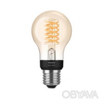 Умная LED лампочка Philips Hue White Filament Standard A60 E27 Apple HomeKit &md. . фото 1