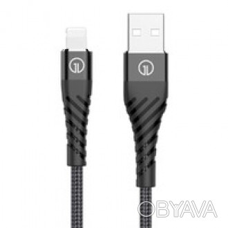 Плетеный кабель oneLounge 1Power Lightning to USB (0.3 m) безопасно и быстро вос. . фото 1