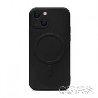 Силиконовый чехол iLoungeMax Silicone Case MagSafe Black для iPhone 13 — з. . фото 1