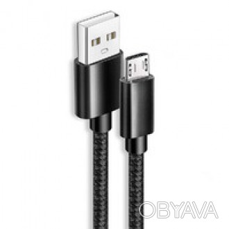 Кабель iLoungeMax Cable USB-A to micro-USB защищен от изломах при сгибаниях, поэ. . фото 1