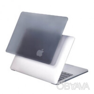 Матовый чехол-накладка COTEetCI Universal Black Matte для MacBook Pro 14" M1 (20. . фото 1