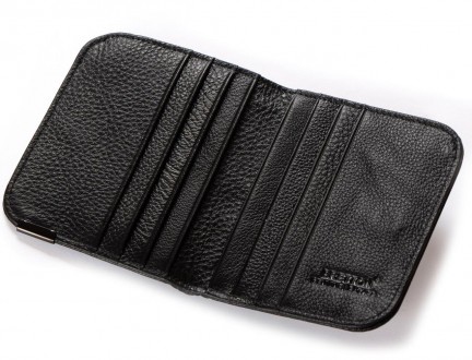 Мужской кожаный кошелек Bretton, серия Black Edition. Изготовлен из мягкой натур. . фото 5
