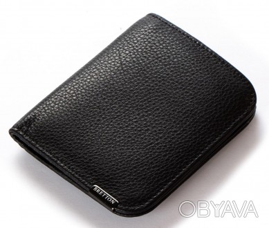 Чоловічий шкіряний гаманець Bretton, серія Black Edition. Виготовлений із м'якої. . фото 1