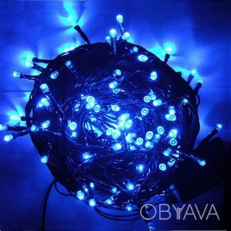 Гирлянда светодиодная 300 LED, черный шнур, (синий)
ГИРЛЯНДА СВЕТОДИОДНАЯ подход. . фото 1