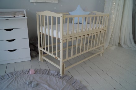 Ліжко дитяче Baby Comfort Малюк з маятником ваніль. Одеса. фото 1 Ліжко дитяче Baby Comfort Малюк з маятником ваніль. Одеса. фото 1