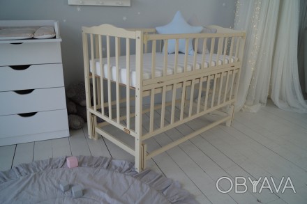 Кровать детская Baby Comfort Малюк с маятником ваниль