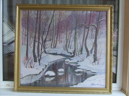 Зас.худ. Укр. Сапатюк М. х.м. 90х80см. 1979г. Закарпатская шк. Эрдели и Бокшая .. . фото 6 Зас.худ. Укр. Сапатюк М. х.м. 90х80см. 1979г. Закарпатская шк. Эрдели и Бокшая .. . фото 6