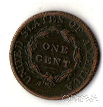 США 1 цент 1808 рік муляж №035. . фото 1