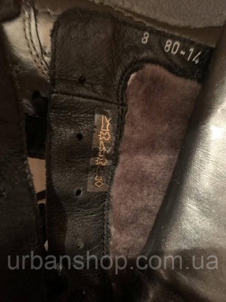 Черевики хутро вовна шкіра altercore leather fur теплі зима цигейка вис 15 eye s. . фото 3