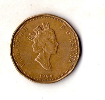 Canada Канада 1 Dollar 1994 рік №342. . фото 3