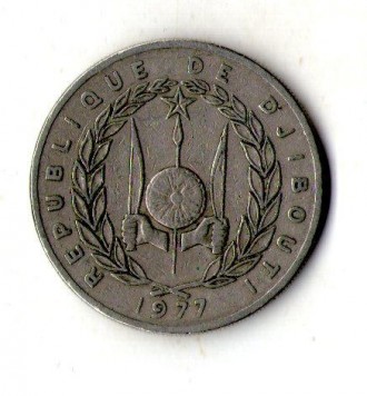 Джибуті 100 франків 1977 рік №1562. . фото 3