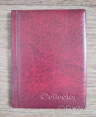 Альбом для монет Collector 108 ячеек для монет разных размеров Бордо
