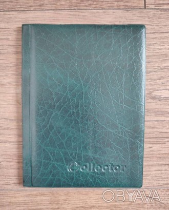 Альбом для монет Collector 108 ячеек для монет разных размеров Зеленый