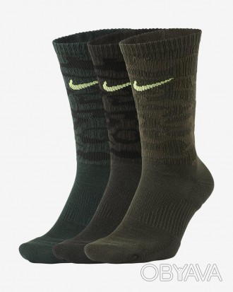 Шкарпетки Nike EVERYDAY PLUS CUSH CREW нижня частина з товстого махрового матері. . фото 1