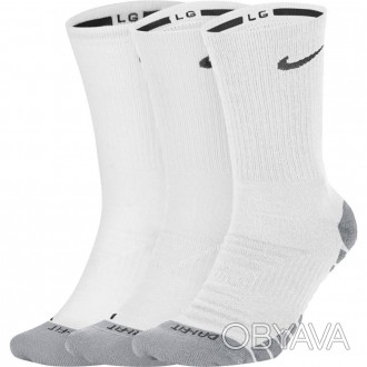 Шкарпетки Nike EVERYDAY MAX CUSH CREW забезпечують ще більш динамічну роботу. То. . фото 1