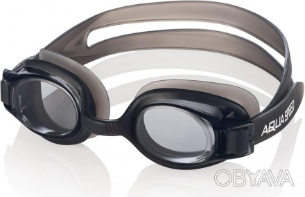 Дитячі окуляри Unibody ATOS від AQUA SPEED мають окремі лінзи, з'єднані разом гн. . фото 1