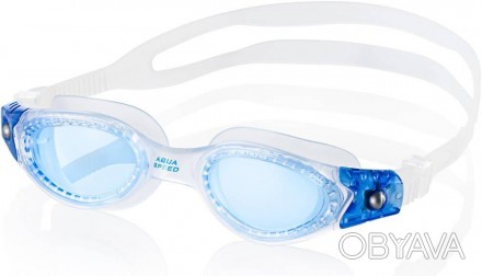 PACIFIC JR – це моноблочні окуляри для плавання, лінзи яких з'єднані між собою е. . фото 1