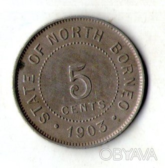 Северное Борнео › Британский протекторат 5 центів 1903 рік Едвард VII №814. . фото 1
