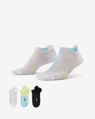 Шкарпетки Nike EVERYDAY PLUS LTWT NS виготовлений з високоякісного поліестеру та. . фото 2