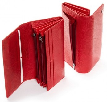 Артикул: Classik кожа DR. BOND W501-2 Red
Жіночий шкіряний гаманець Dr.Bond. Вел. . фото 3