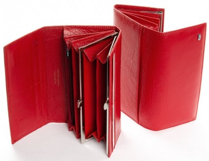 Артикул: Classik шкіра DR. BOND W1-V-2 red new
Жіночий шкіряний гаманець DR. BON. . фото 3