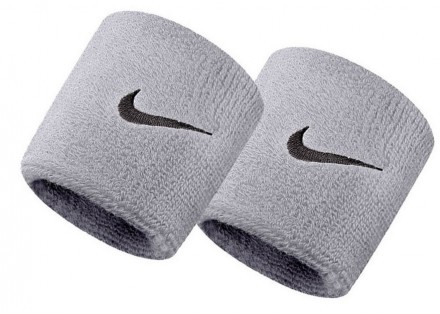 Зручний універсальний напульсник Nike SWOOSH WRISTBANDS чудово поглинає вологу т. . фото 2