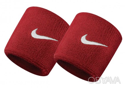 Зручний універсальний напульсник Nike SWOOSH WRISTBANDS чудово поглинає вологу т. . фото 1