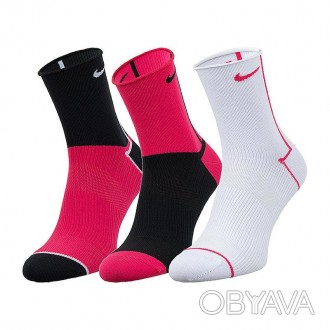 Шкарпетки Nike EVERYDAY PLUS LTWT ANKLE з вологовідвідної та дихаючої сітчастої . . фото 1