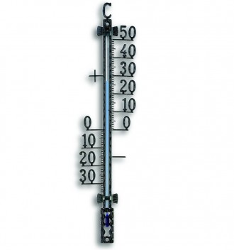 Уличный металлический термометр TFA 12.5000 16.5 см
 
Настенный термометр для до. . фото 2