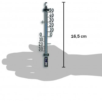 Уличный металлический термометр TFA 12.5000 16.5 см
 
Настенный термометр для до. . фото 3