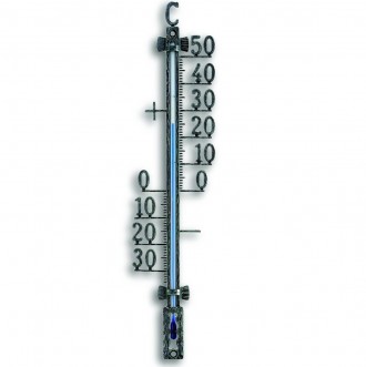 Уличный термометр TFA 12.5001.50 металлический (275 мм длина) имитация состарено. . фото 2