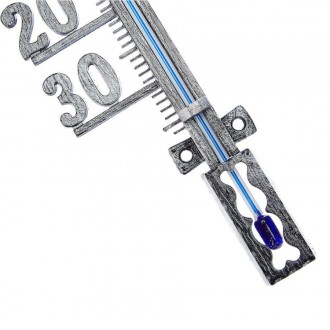 Уличный термометр металлический TFA 12.5002.50 размер 410х100 мм (имитация соста. . фото 3