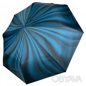 Женский зонт полуавтомат на 8 спиц из тонкого карбона - красивый и надежный защи. . фото 1