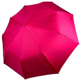 Женский полуавтоматический зонтик с цветочным принтом внутри от производителя Su. . фото 7