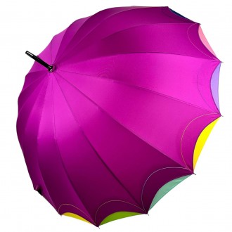Зонтик трость на 16 карбоновых спиц - надежный защитник от дождя и ветра.
Данный. . фото 3
