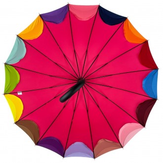 Зонтик трость на 16 карбоновых спиц - надежный защитник от дождя и ветра.
Данный. . фото 5