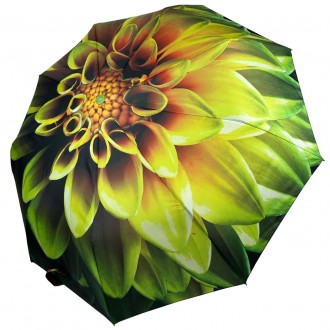 Женский полуавтоматический зонтик с цветочным принтом от производителя Toprain о. . фото 2