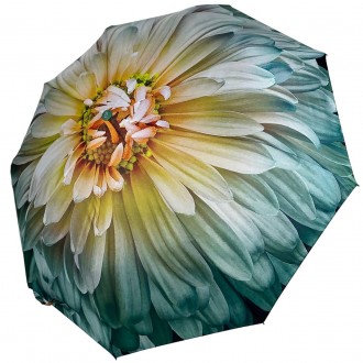 Женский полуавтоматический зонтик с цветочным принтом от производителя Toprain о. . фото 2
