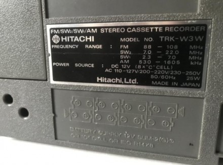 Продам Hitachi TRK W3W в отличном состоянии! 
Очень мощная магнитола, работает . . фото 4